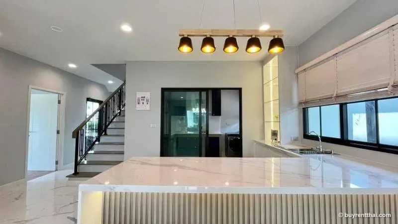 For sale/rent: 4-bedroom, 4-bathroom house in Setthasiri Bangna Suvarnabhumi project. Bang Phli Samut Prakan 2