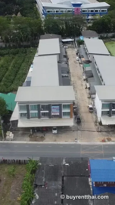 ขายด่วน ตึก 3 ชั้น เด่นติดถนนใหญ่ หลังมุม สามพราน นครปฐม Khlong Mai Sam Phran Nakhon Pathom - 1